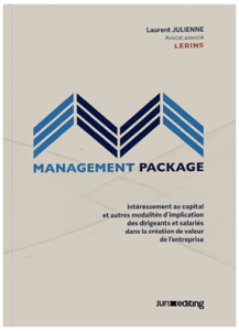 Dernier ouvrage paru sur les Management Packages (2023 – Editions Juri-Editing)